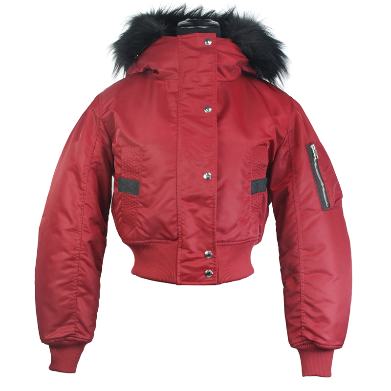 Women Shorten Windproof Fake Fur Winter Heavy Jackets3.webp